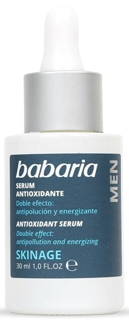 Сироватка для обличчя Babaria Skinage Men антиоксидантна для чоловіків, 30 мл
