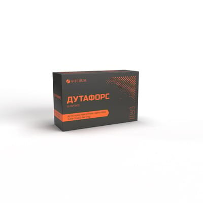 Дутафорс капсули тв. по 0.5 мг/0.4 мг №30 (6х5)