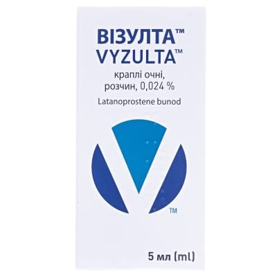 Візулта краплі оч., р-н 0.024 % по 5 мл у пляш.-крап.