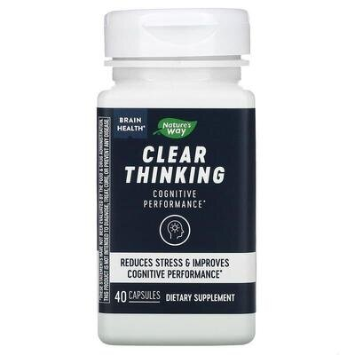 Здоров'я мозку та ясність мислення Nature's Way Clear Thinking, 40 капсул