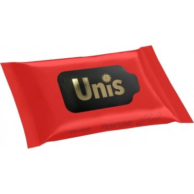 Серветки вологі Unis Perfume Red антибактеріальні, 15 шт