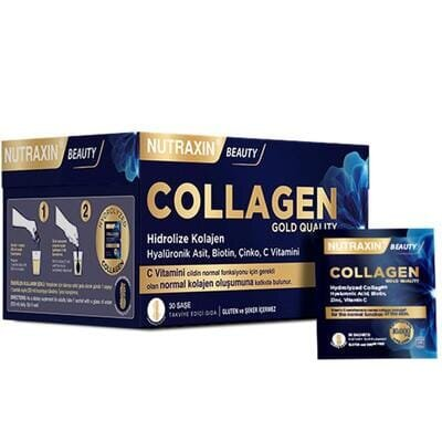 Б'юті Колаген Nutraxin Beauty Collagen Gold Quality 10000 мг, 30 саше