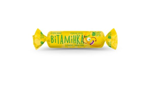 Аскорбінова кислота Вітамінка Круть-Фруть таблетки зі смак. банану №10