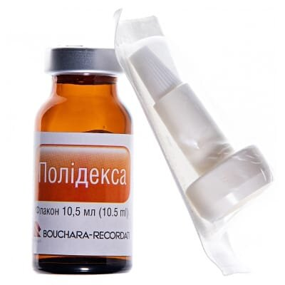 Полідекса краплі вуш., р-н по 10.5 мл у флак.