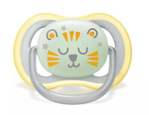 Пустушка силіконова Philips Avent Ultra Air Nighttime SCF376/01, 18+ місяців, 2 шт