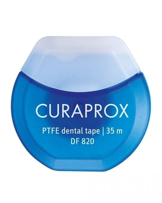Зубна нитка Curaprox тефлонова з хлоргексидином 35 м