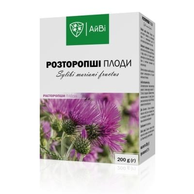 Розторопші плоди по 200 г у пач. ТМ АйВі