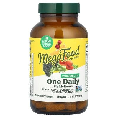Мультивітаміни для жінок 55+ MegaFood Women Over 55 One Daily, 90 таблеток