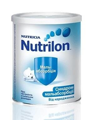 Суміш суха молочна Nutrilon Мальабсорбція для харчування дітей від народження, 400 г