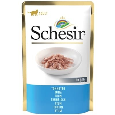 Консерви для котів Schesir Tuna Тунець у желе, пауч, 85 г