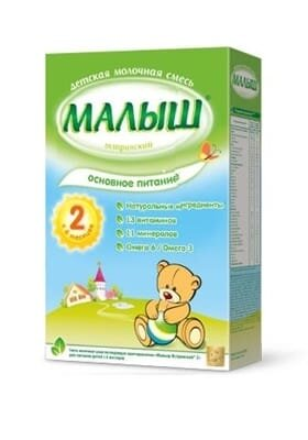 Суміш суха молочна Малиш Істринський 2 для харчування дітей з 6 місяців, 320 г