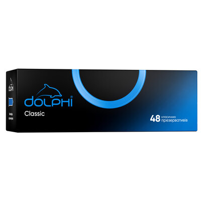Презервативи Dolphi Classic класичні, 48 штук
