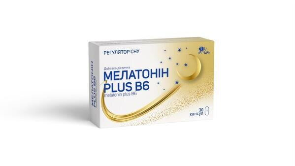 Мелатонін Plus В6 капсули №30