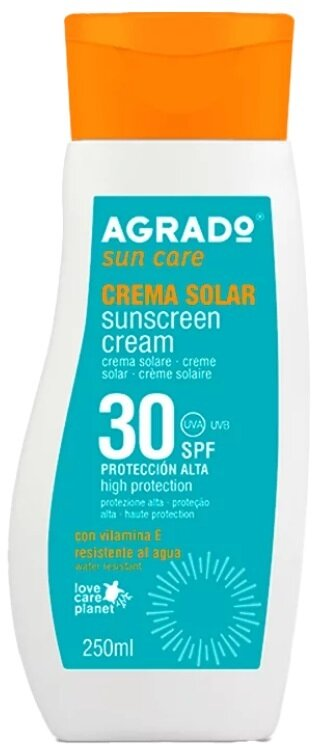 Крем сонцезахисний Agrado Sun Care SPF30, 250 мл