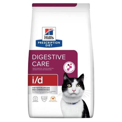 Корм лікувальний для кішок Hill's PD Feline I/D при захворюваннях шлунково-кишкового тракту, 1,5 кг