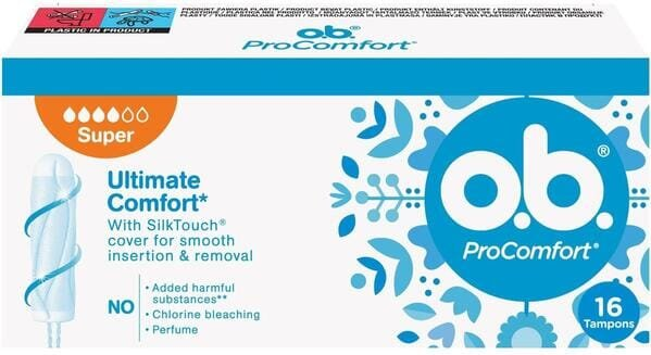 Тампони гігієнічні o.b. ProComfort Super, 16 шт