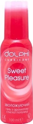 Гель-змазка інтимна Dolphi Sweet Pleasure з ароматом полуниці, 100 мл