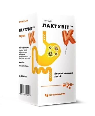 Лактувіт сироп 3.335 г/5 мл по 100 мл у флак. полім.