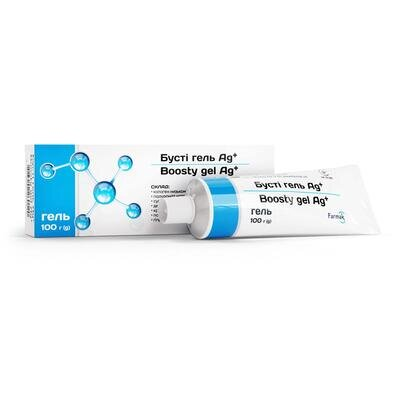 Бусті гель Ag+ (Boosty gel Ag+) по 100 г у тубі
