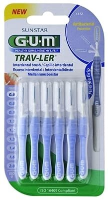 Інтердентальні щітки GUM TravLer, 0,6 мм, 6 шт