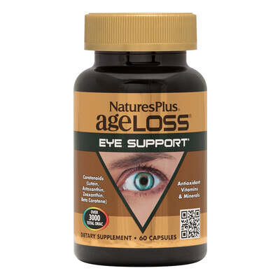Комплекс для захисту та покращення зору Nature's Plus Ageloss Eye Support, 60 капсул