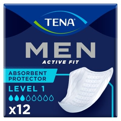Прокладки для чоловіків урологічні Tena Men Active Fit Level 1, 12 штук
