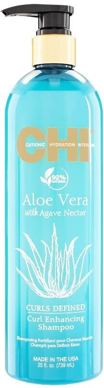 Шампунь CHI Aloe Vera Curls Defined для кучерявого волосся з алое вера, 739 мл