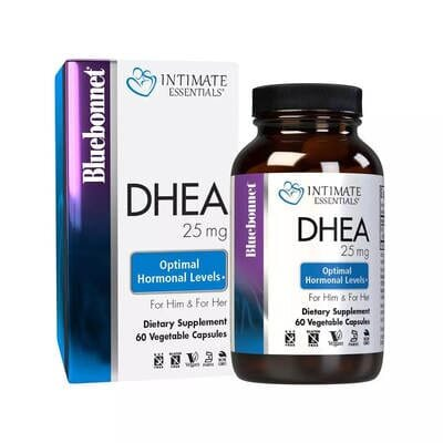 Дегідроепіандростерон Bluebonnet Nutrition Intimate Essenitals DHEA 25 мг вег. капсули №60