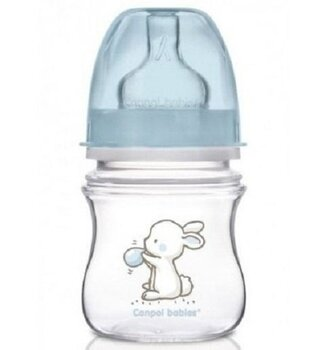 Пляшечка для годування Canpol Babies Easystart Little Cutie 35/218 антиколікова з силіконовою соскою, 120 мл