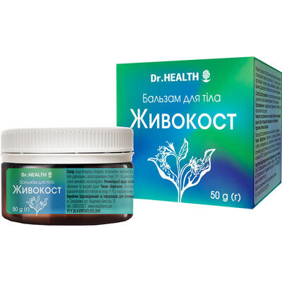 Живокост Doctor Health бальзам для тіла по 50 г у конт.