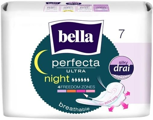 Прокладки гігієнічні Bella Perfecta Ultra Night Silky Drаі, 7 шт