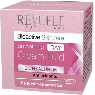 Крем-флюїд для обличчя Revuele Bioactive Skincare 3D Hyaluron Smoothing денний, 50 мл