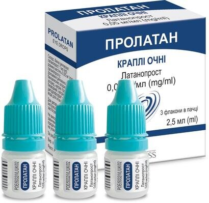 Пролатан краплі оч. 0.005 % по 2.5 мл №3 у флак.-крап.