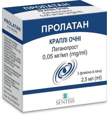 Пролатан краплі оч. 0.005 % по 2.5 мл №3 у флак.-крап.