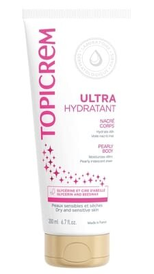 Крем для тіла Topicrem Ultra Hydratant ультра зволожуючий з перлинним ефектом, 200 мл