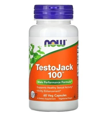 Тестостероновий бустер NOW TestoJack 100 капсули №60