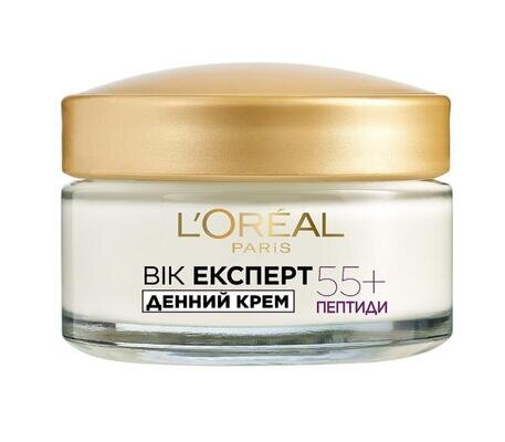 Крем для обличчя L'Oreal Paris Вік Експерт 55+ Антивіковий догляд проти зморщок, денний, 50 мл