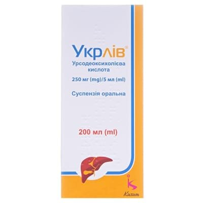 Укрлів суспензія ор. 250 мг/5 мл по 200 мл у флак.
