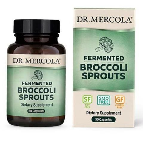 Брокколі паростки Dr. Mercola Fermented Broccoli Sprouts, 30 капсул