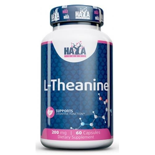 L-теанін Haya Labs L-Theanine 200 мг, 60 капсул