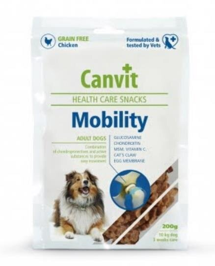 Ласощі для собак Canvit Mobility, 200 г