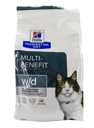 Корм сухий Hill's Prescription Diet m/d Diabetes для котів при діабеті та ожирінні, 1,5 кг