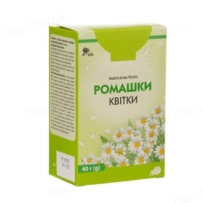 Ромашки квітки по 40 г у пач. з внут. пак.
