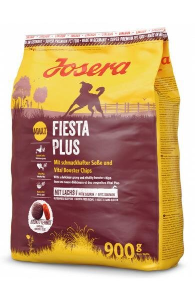 Корм сухий Josera Fiesta Plus для вибагливих собак безглютеновий, 900 г