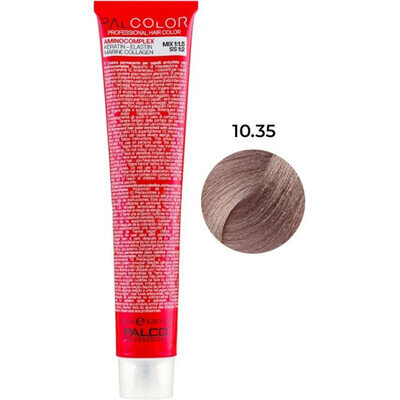 Крем-фарба для волосся Palco Professional Color № 10.35 світлий блондин махагон, 100 мл