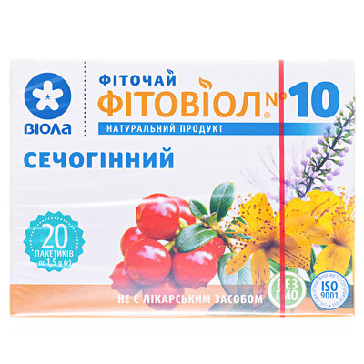 Фіточай Фітовіол №10 Сечогінний по 1.5 г №20 у філ.-пак.