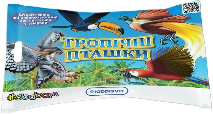 Стретч-іграшка Sbabam у формі тварини Тропічні пташки, у дисплеї