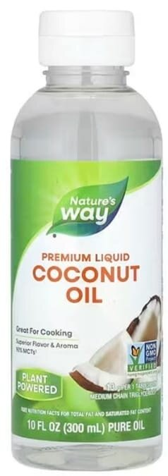 Кокосова олія Nature's Way Coconut Oil рідка, 300 мл