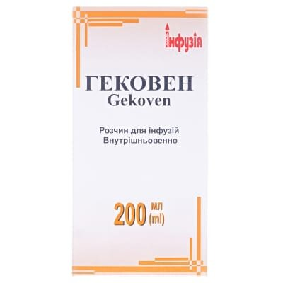 Гековен розчин д/інф. по 200 мл у пляш.