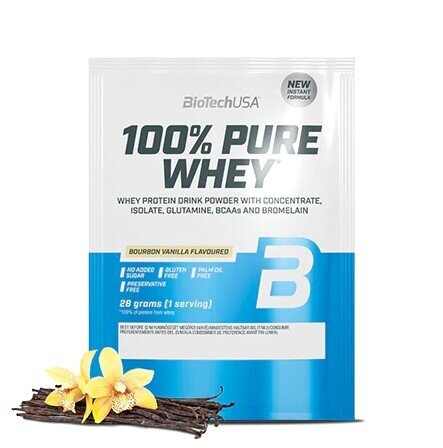 Протеїн Biotech 100% Pure Whey bourbon vanilla, 28 г
